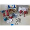 Image 1 : New Buffet Server, Corning Ware Dish, Peelers, Vinegar Mixers, and USB Blenders