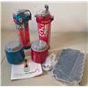 Image 3 : New Buffet Server, Corning Ware Dish, Peelers, Vinegar Mixers, and USB Blenders