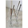 Image 3 : Grappa Collection Crystal Serving Set with Glasses, Serving Dish, and Bowls