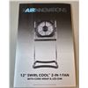Image 1 : Air Innovations 12-Inch Swirl Cool 2-in-1 Fan with Cord Wrap and LED Dim