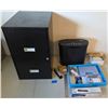 Image 1 : Office Supplies Lot Including Hole Punch, IDArmor Paper Shredder, Glue Gun, and Stalker