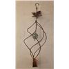 Image 2 : Windspinner Set with Copper Butterfly, Glow-In-The-Dark Ball, Sun Catcher, and Metal Deer Silhouette