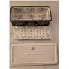 Image 5 : New Temp-tations Black and White Floral Pattern Serving Tray with Metallic Handles