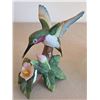 Image 6 : Musical Hummingbird Globe and Capodimonte Rose Candle Holders