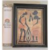 Image 8 : Hand-Carved African Figurines, Vintage New Zealand Doll, and Lava Glazed Vase