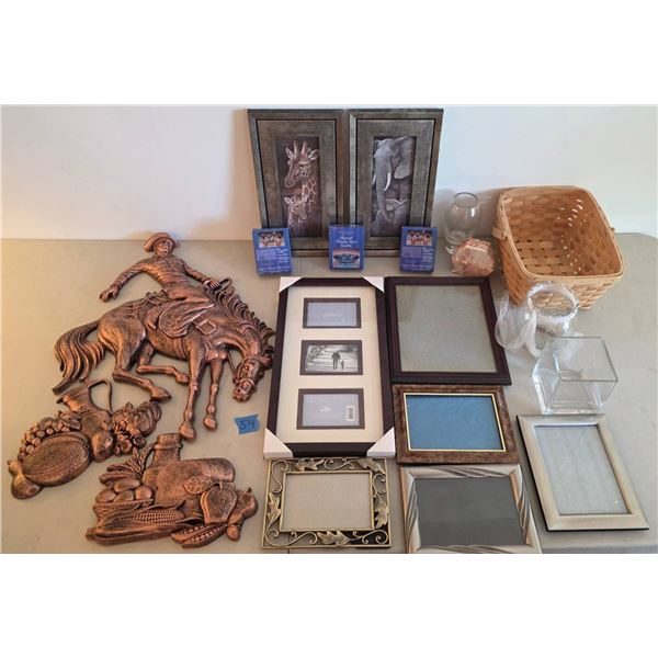 Picture Frames and Wall Decor with Unique Accents