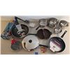 Image 1 : New Pots & Pans with 3-Piece Utensil Set Including Lagostina and Bialetti