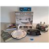 Image 1 : Italian Themed Dishware and Whiskey Decanter Set with Buffet Caddy