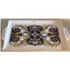 Image 5 : Italian Themed Dishware and Whiskey Decanter Set with Buffet Caddy