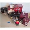 Image 1 : Glassware and Wine Accessories Including Stems, Corkscrew, and More