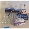 Image 1 : Wine and Crystal Glasses in Original Boxes