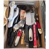 Image 4 : Kitchenware Lot Featuring Luminarc Dish, Lacquered Trays & Utensils