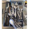 Image 5 : Kitchenware Lot Featuring Luminarc Dish, Lacquered Trays & Utensils