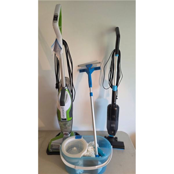 Cleaning Appliances Including Bissell and Black+Decker Vacuums