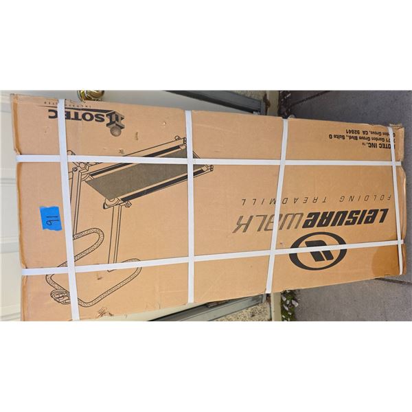 Leisure World Folding Treadmill in Original Box