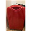 Image 3 : Three Luggage Pieces in Black, Red, and Brown
