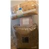 Image 1 : Bedding Items Including Comforter Set, Sheet Set, and Cushion