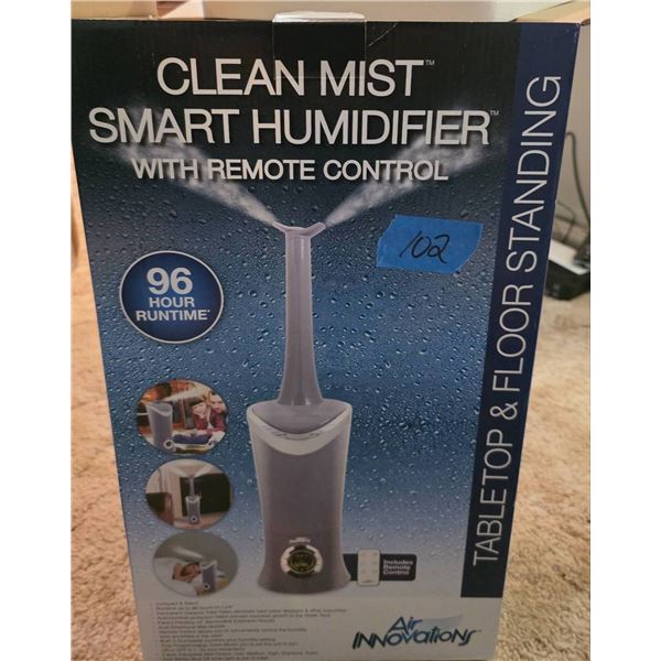 Innovative Technology Clean Mist Smart Humidifier with Remote & Elite H2O Mop