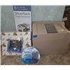 Image 1 : Household Lot With Shoe Rack, Back Wrap, and Flannel Sheet Set