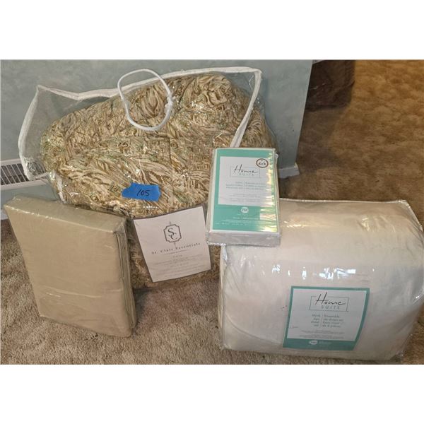 Bedding Items from Home Suite and St. Clair Essentials