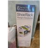 Image 2 : Shoe Rack, Comfy Dream Blanket, and Decorative Pillows Set