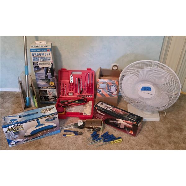 Tools, Cleaning Supplies, and Home Essentials