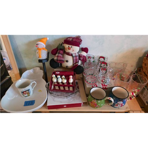 Holiday-Themed Decorative and Kitchenware Assortment