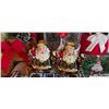 Image 2 : Christmas Decor Lot Featuring Santa-Themed Items and Textiles