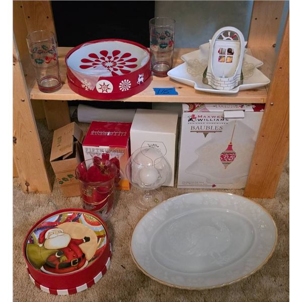 Holiday-Themed Ceramics and Glassware Collection