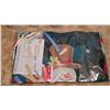 Image 3 : Holiday Decorations Lot With Wrapping Paper, Candles, and Seasonal Decor