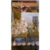Image 2 : Holiday Decor Lot With Sleigh, Ornaments, Nutcracker Tin, and Tree