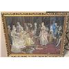 Image 1 : Ettore Simonetti Roma Framed Artwork Depicting 18th Century European Salon Scene