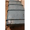 Image 3 : Vintage Blue Storage Trunk with Hinged Lid and Interior Lining, 40 x 23 x 22 Inches