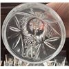 Image 8 : Cut Glass Crystal Decanter Set with Ten Glasses and Bell