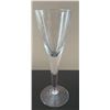 Image 7 : Five Cambridge Glass Company Colored Crystal Flutes