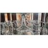 Image 1 : Handmade Romanian Glass Crystal Wine Decanter and Glassware Set