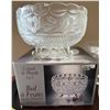 Image 2 : Four Crystal Lead-Bohemian Style Fruit Bowls on Feet