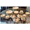 Image 1 : Karolina Fine Porcelain Floral Dinnerware Set, Service for 13, Made in Poland