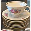 Image 5 : Karolina Fine Porcelain Floral Dinnerware Set, Service for 13, Made in Poland
