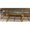 Image 1 : Glass Top Coffee Table with Gold-Tone Metal Base