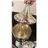 Image 4 : Mercury Glass Apothecary Jars and Ribbed Decorative Vase