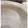 Image 5 : Italian Ceramic Lidded Tureen and Coffee Pot with Floral Embellishments