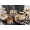 Image 1 : Brass Decor Collection with Hand-Painted Floral Designs, Made in India