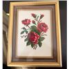 Image 6 : Five Framed Needlepoint Floral Artworks with Round and Rectangular Frames