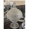Image 6 : Crystal Glasswares Including Dispenser, Pitcher, Vase, and Decorative Pieces
