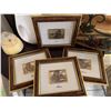 Image 2 : Framed Art, Ceramic Pitcher, Bee Hive Candle, Basket with Linens