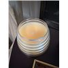 Image 5 : Framed Art, Ceramic Pitcher, Bee Hive Candle, Basket with Linens