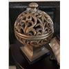 Image 2 : Decorative Set of Candle Holder, Lidded Canisters, and Trinket Box