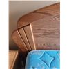 Image 3 : Bedroom Furniture Twin Headboard, Mattress, Boxspring, Rails, Nightstand, 3-Drawer Dresser