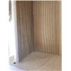 Image 3 : Vintage Wooden Desk with Vinyl Office Chair and Floor Protector Pad